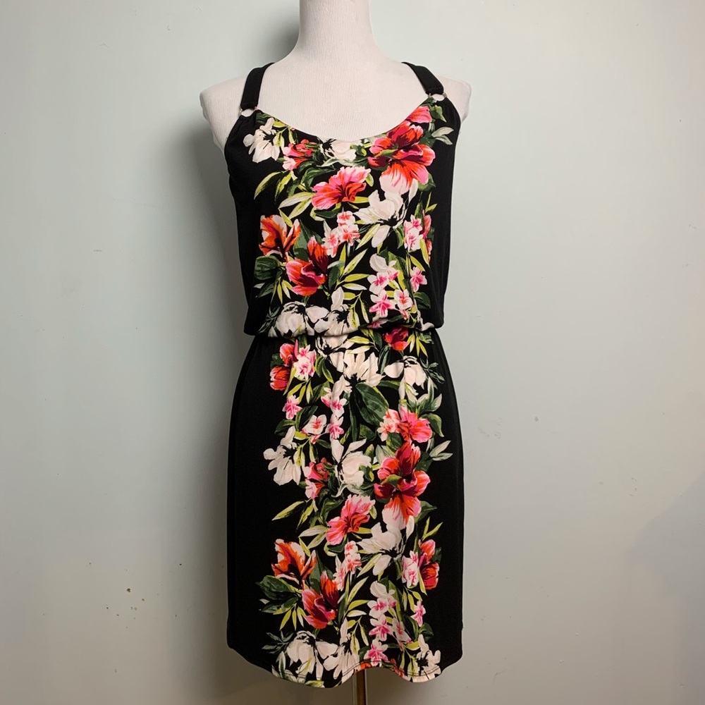 WHBM Tropical Floral Dress Size XS - Picture 3 of 15